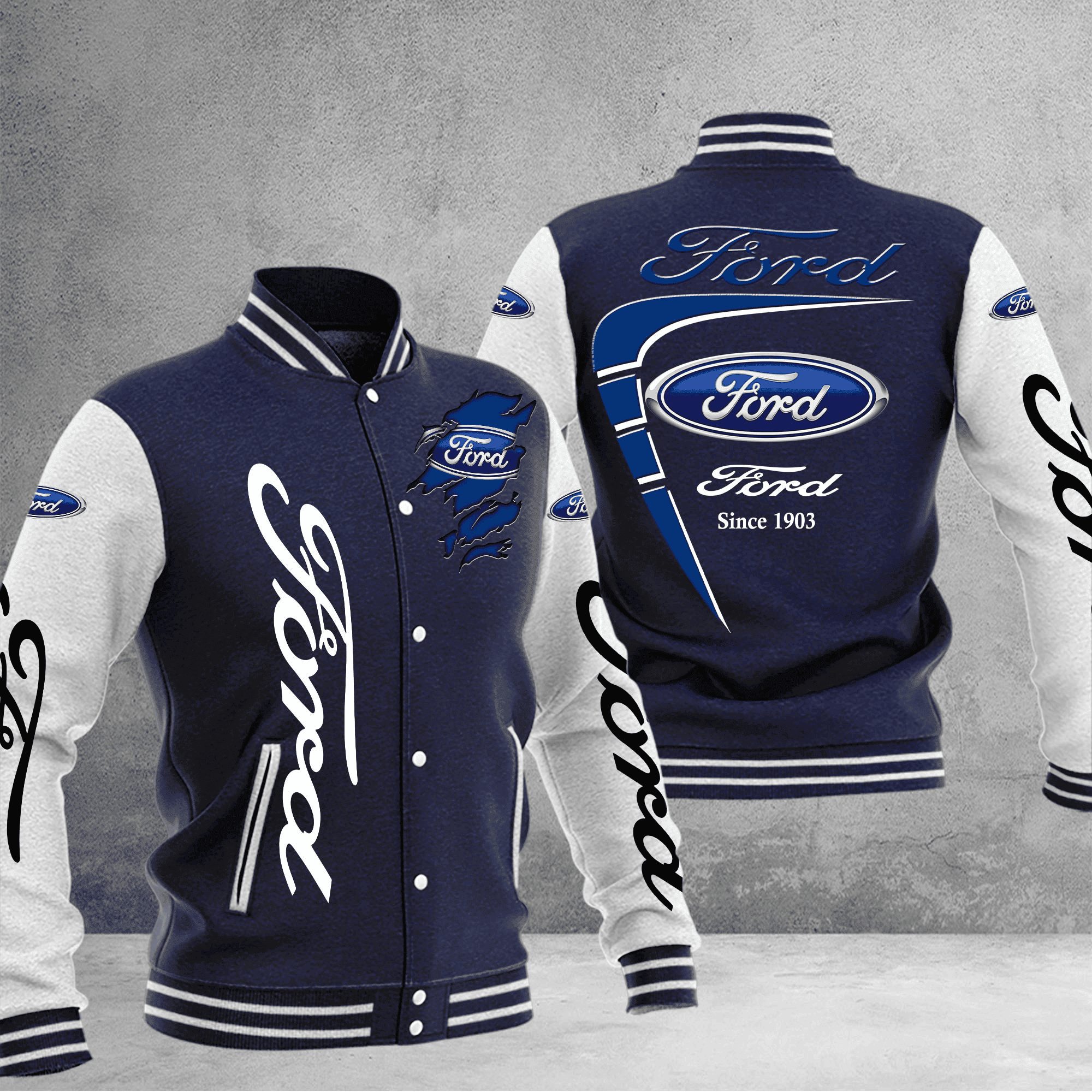 ford baseball varsity jacket baseball jacket all over print kn4ts