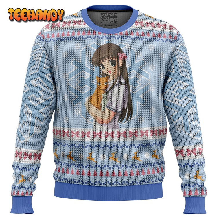 fruits basket tooru honda ugly christmas sweater gzum0