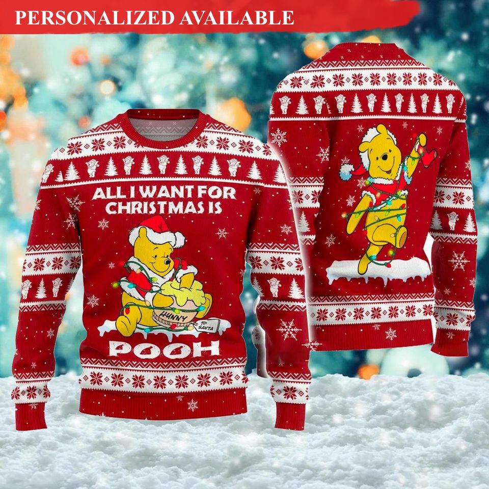 funny hungry bear ugly christmas sweater 8468