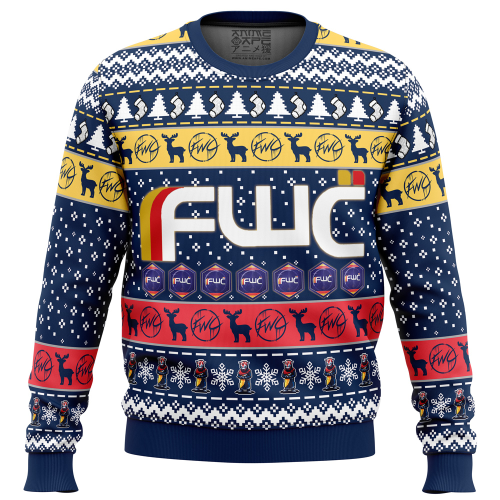 fwc Ugly Christmas Sweater front mockup