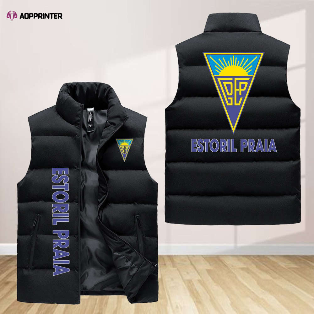 g d estoril praia sleeveless puffer jacket custom for fans gifts