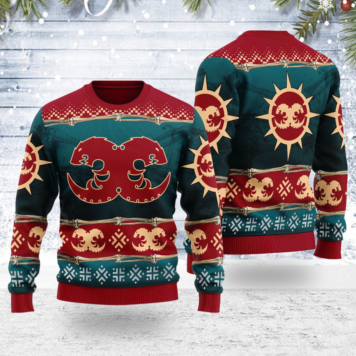 gearhomie hive fleet behemoth iconic ugly christmas sweater gearhomie com 1