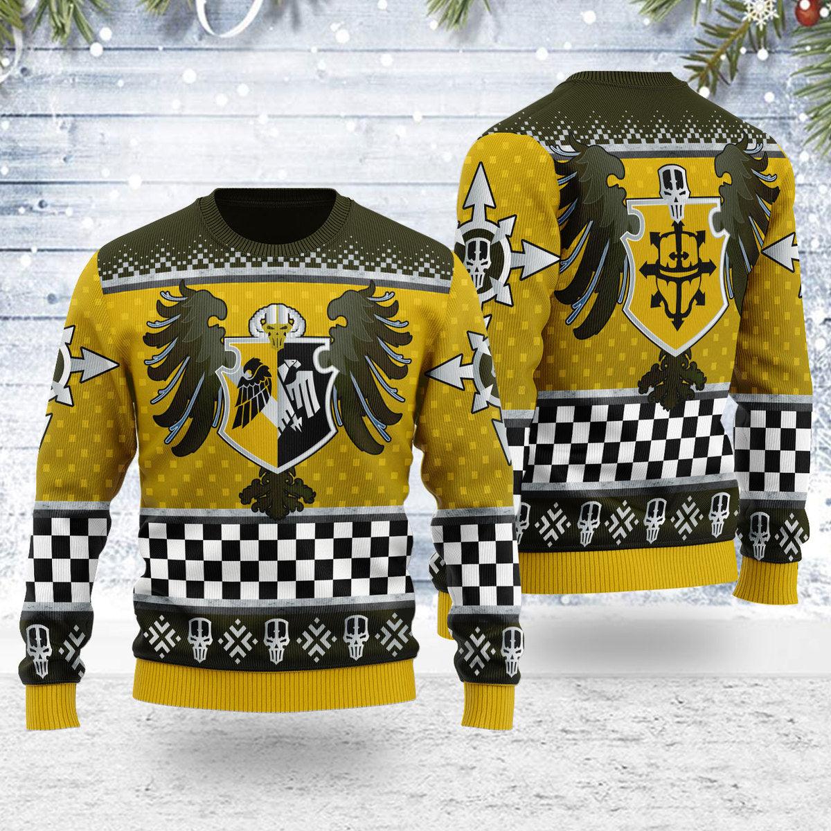 gearhomie imperial knights house hawkshroud iconic ugly christmas sweater gearhomie com 1