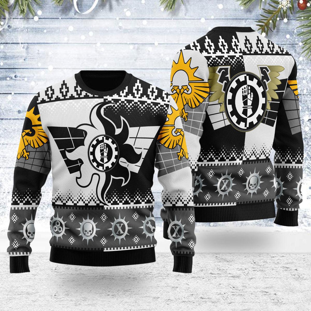 gearhomie iron hands iconic ugly christmas sweater gearhomie com 1