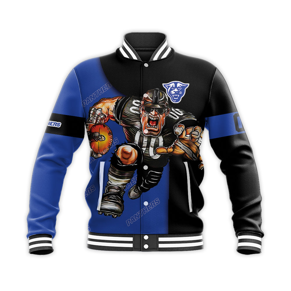 georgia state panthers baseball jacket button up zipper hooded all over print football go on gift for fans ncaa x2vlt