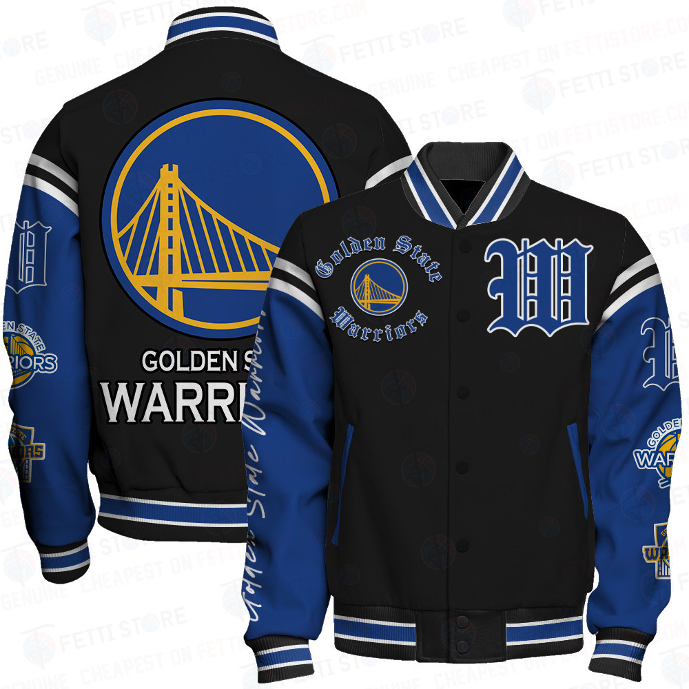 golden state warriors nba baseball varsity jacket baseball jacket all over print sfat v12 0ekxu