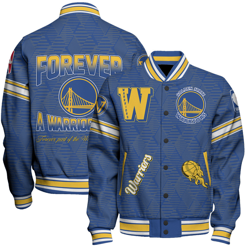 golden state warriors nba baseball varsity jacket baseball jacket all over print sfat v19 8rde2