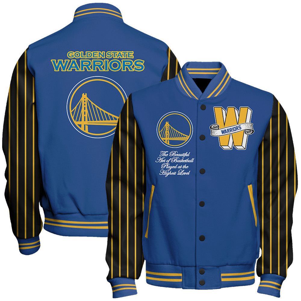 golden state warriors nba baseball varsity jacket baseball jacket all over print sh1 v10 u8jec