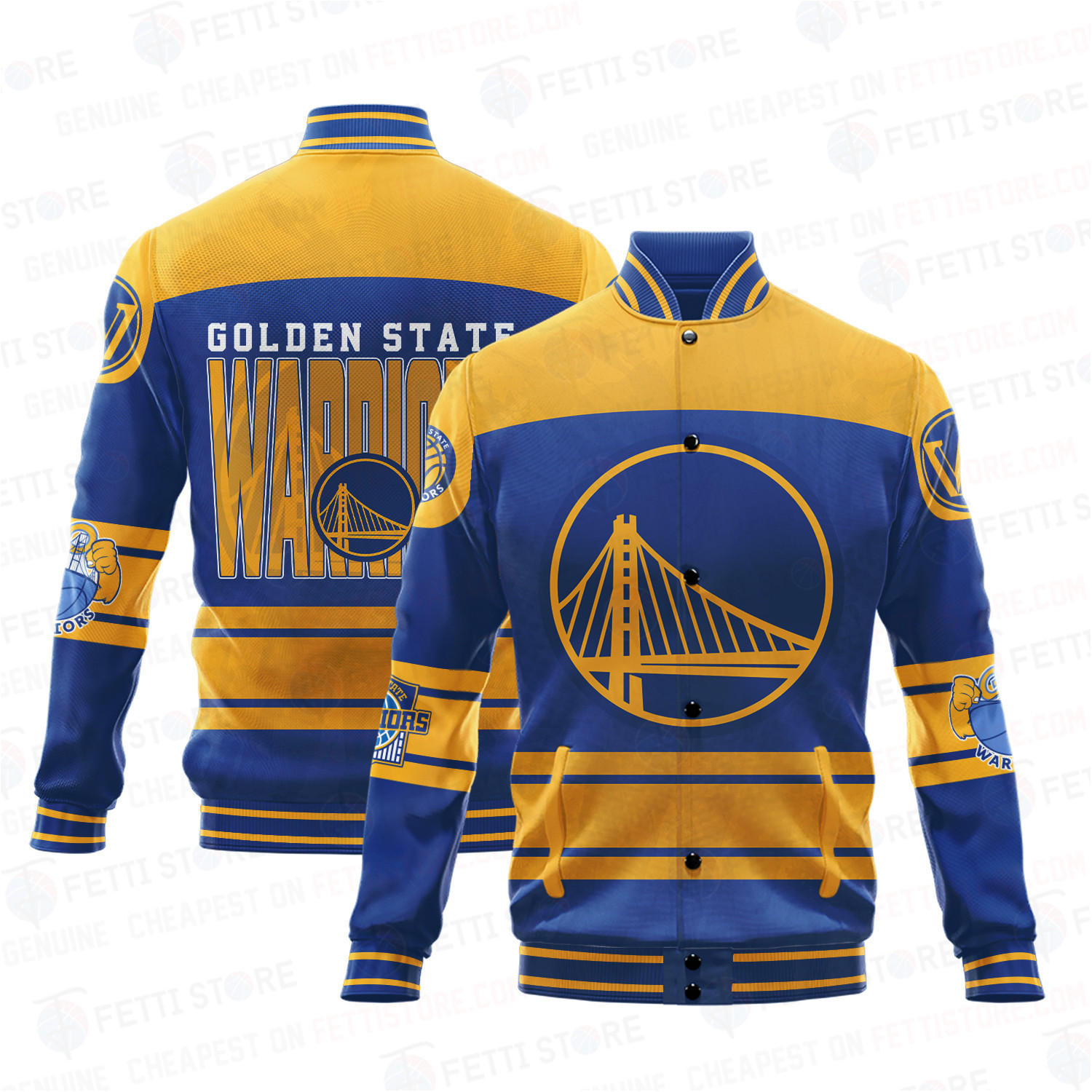 golden state warriors nba baseball varsity jacket baseball jacket all over print sh1 v5 r07y1