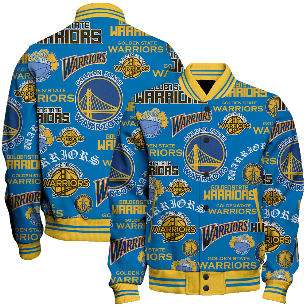 golden state warriors nba baseball varsity jacket baseball jacket all over print sh1 v6 lkexu