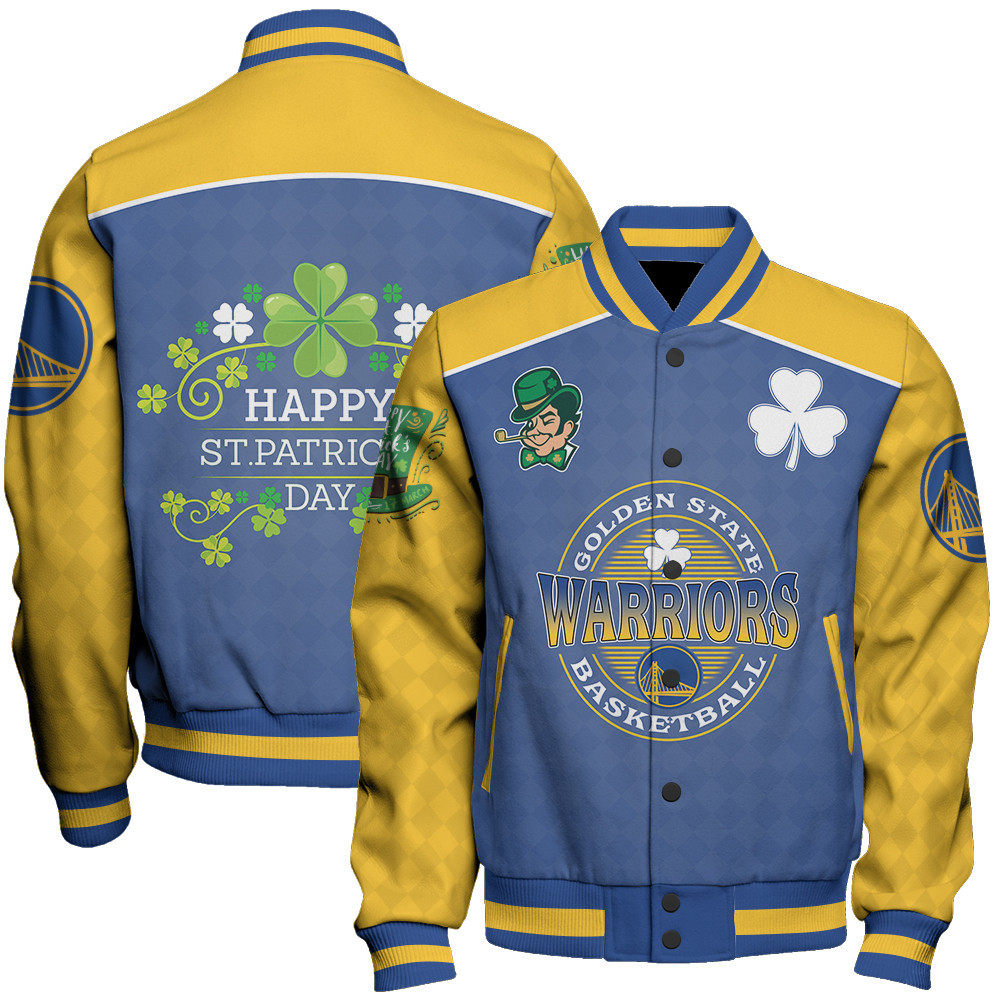 golden state warriors nba baseball varsity jacket baseball jacket all over print stm v21 lzof4