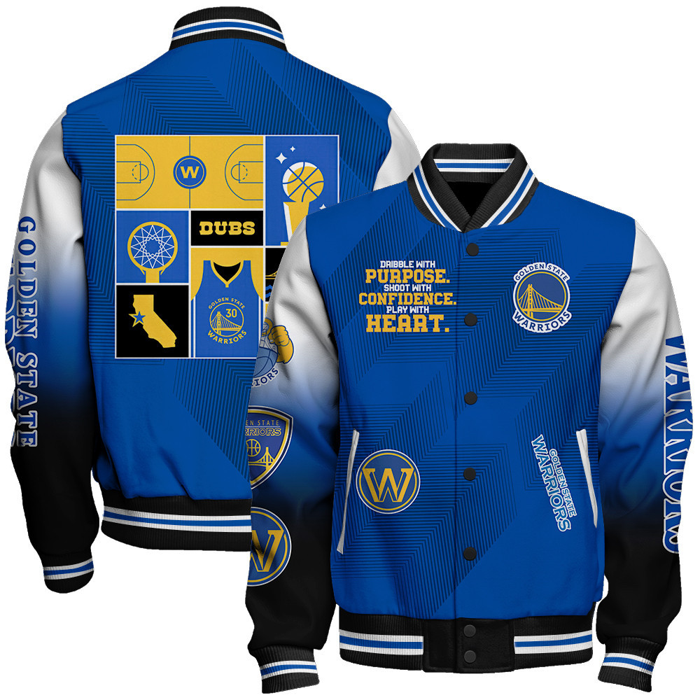 golden state warriors nba baseball varsity jacket baseball jacket all over print stm v4 x6w4s