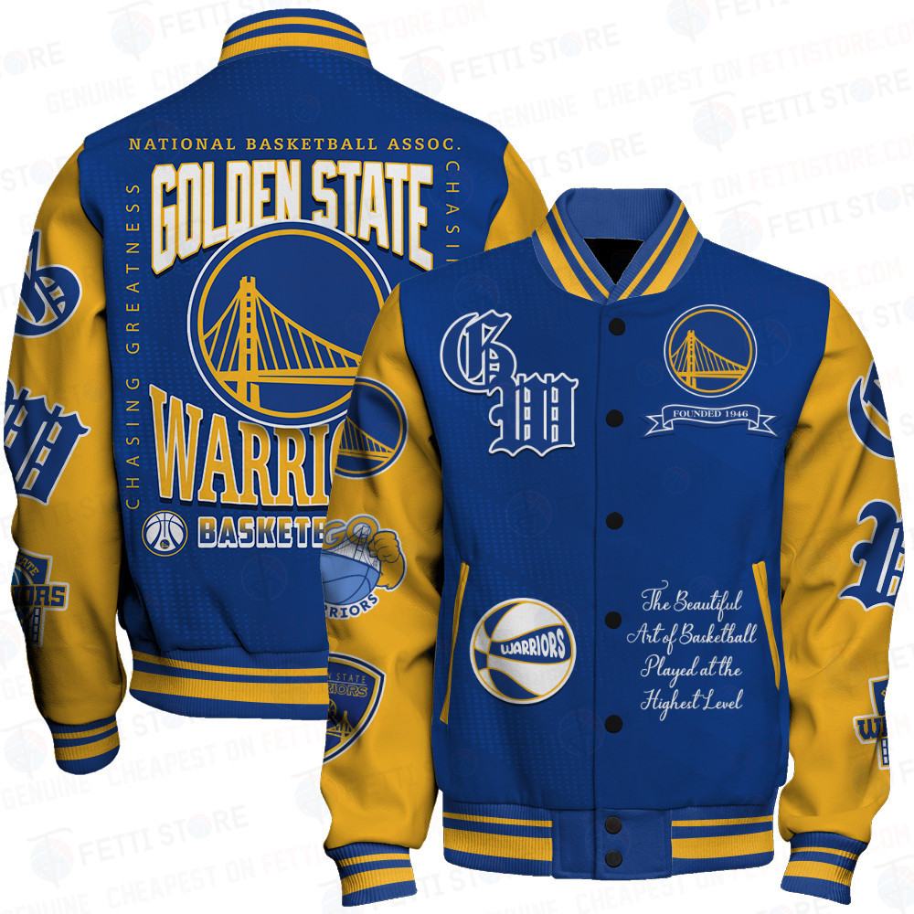 golden state warriors nba print baseball varsity jacket baseball jacket all over print sfat v25 dqlaf