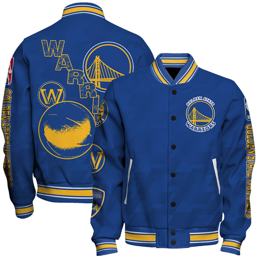 golden state warriors new design team color baseball varsity jacket baseball jacket all over print sfat v16 u5bpo