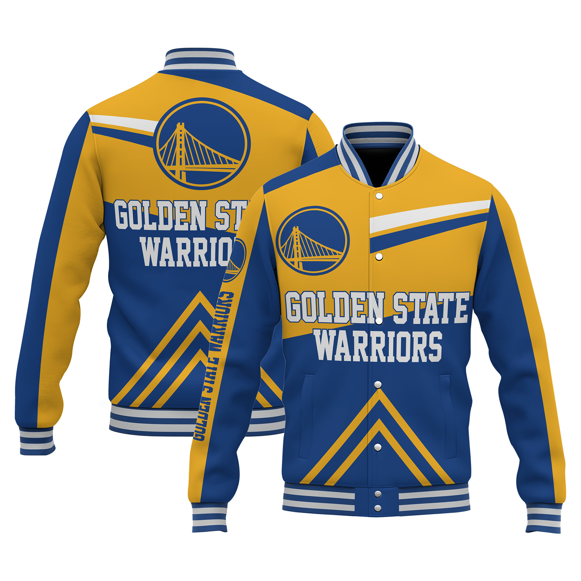 golden state warriors special design 3d unisex baseball varsity jacket baseball jacket all over print gsgzb