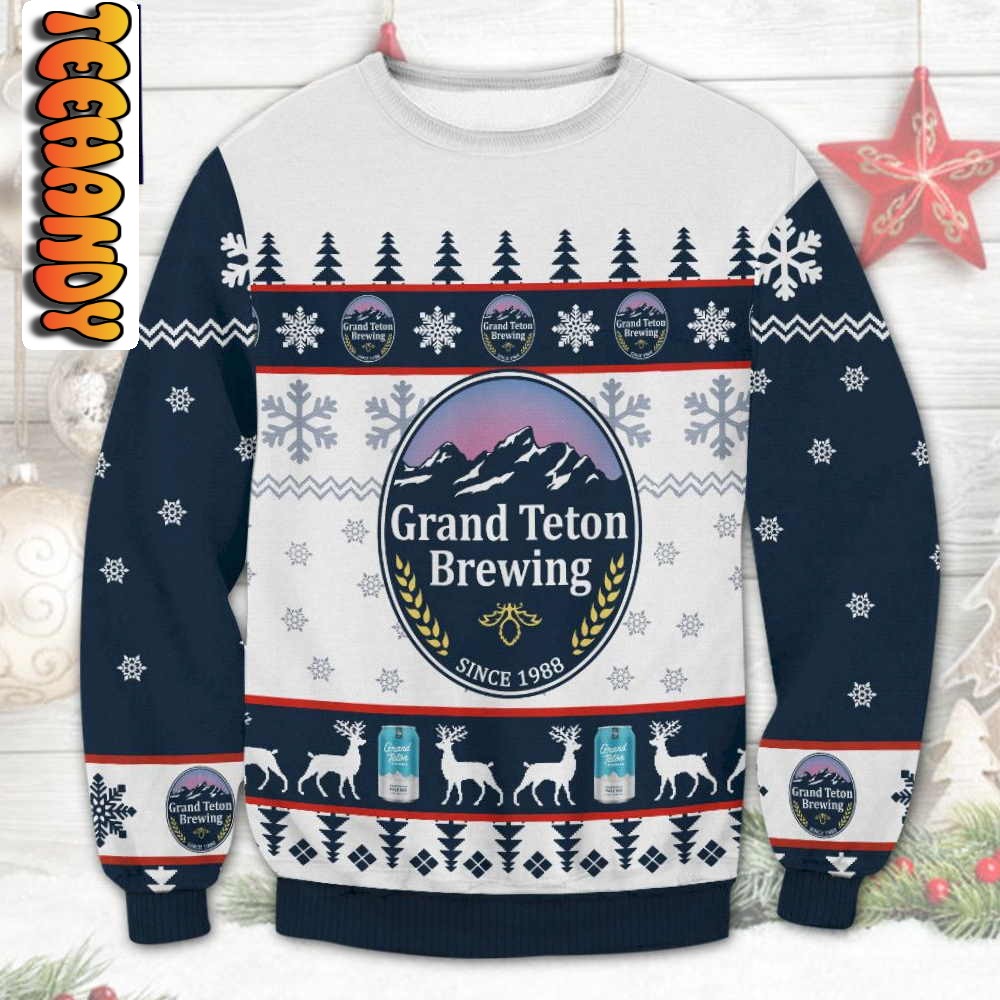 grand teton brewing ugly christmas sweater55659