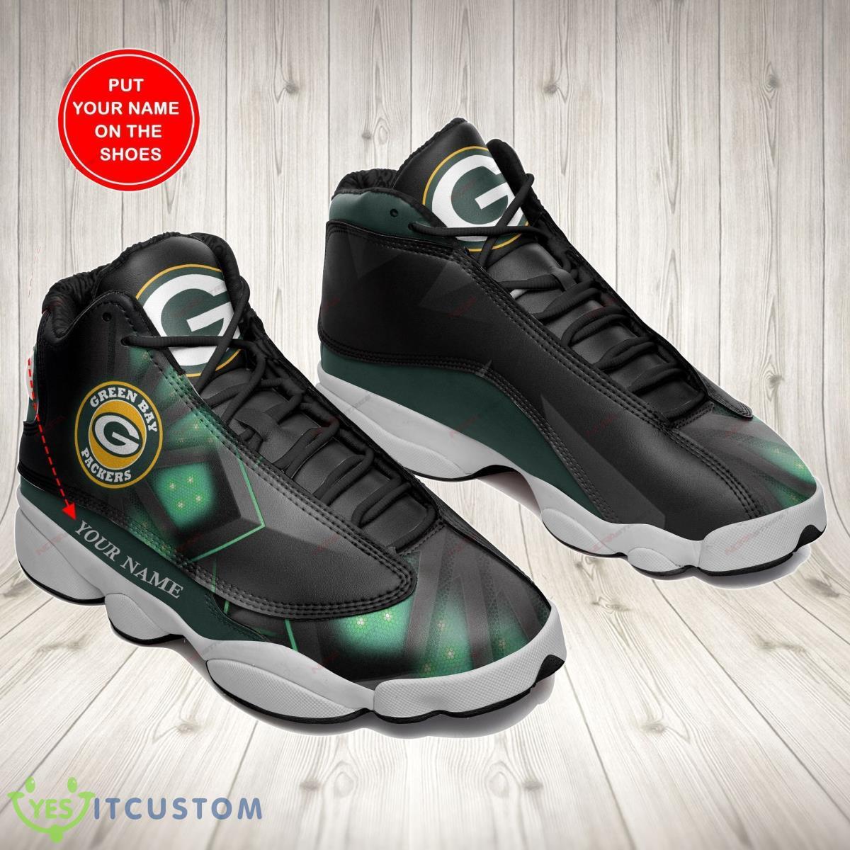 green bay packers football team air jordan 13 custom name sneaker unique gift for fans