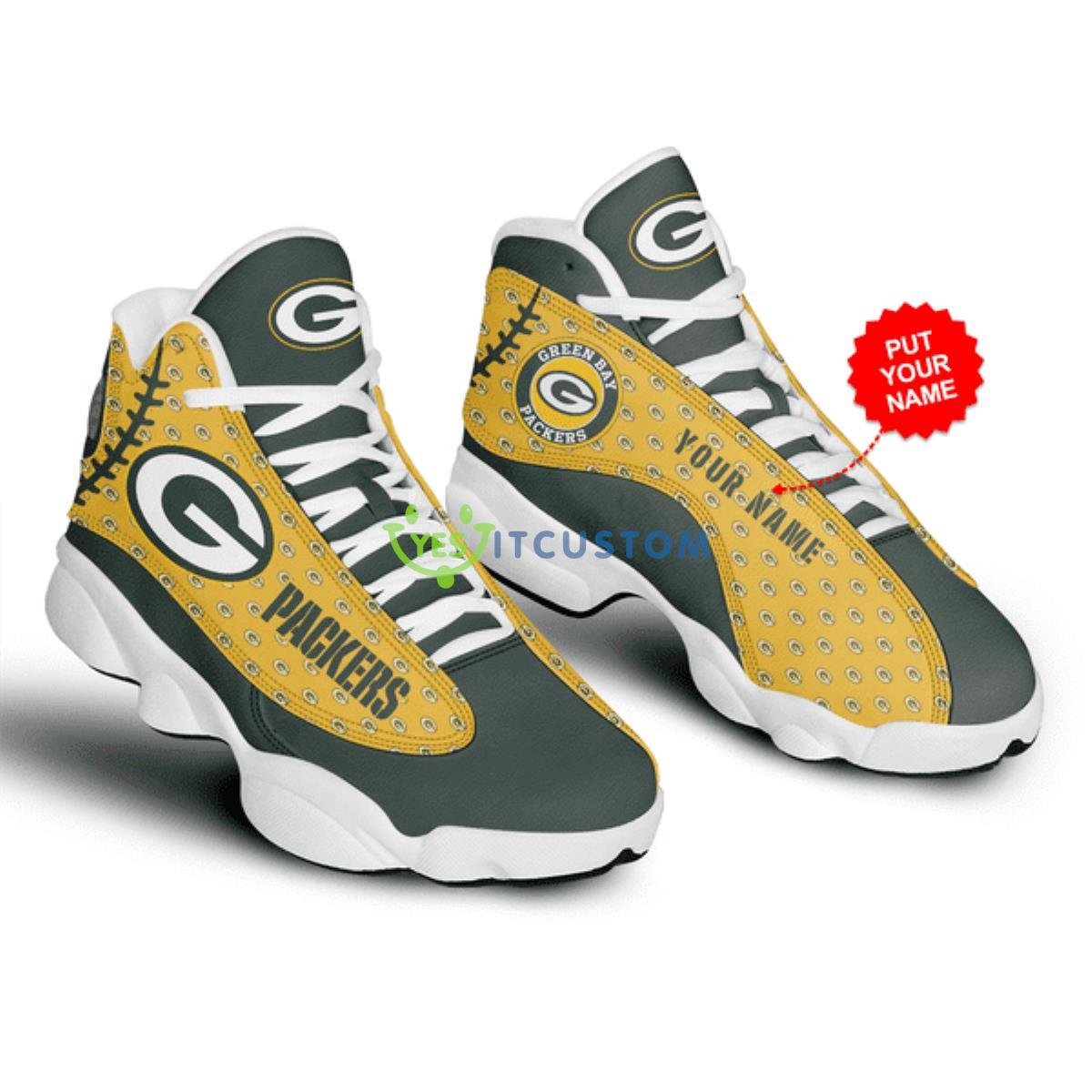 green bay packers football team personalized air jordan 13