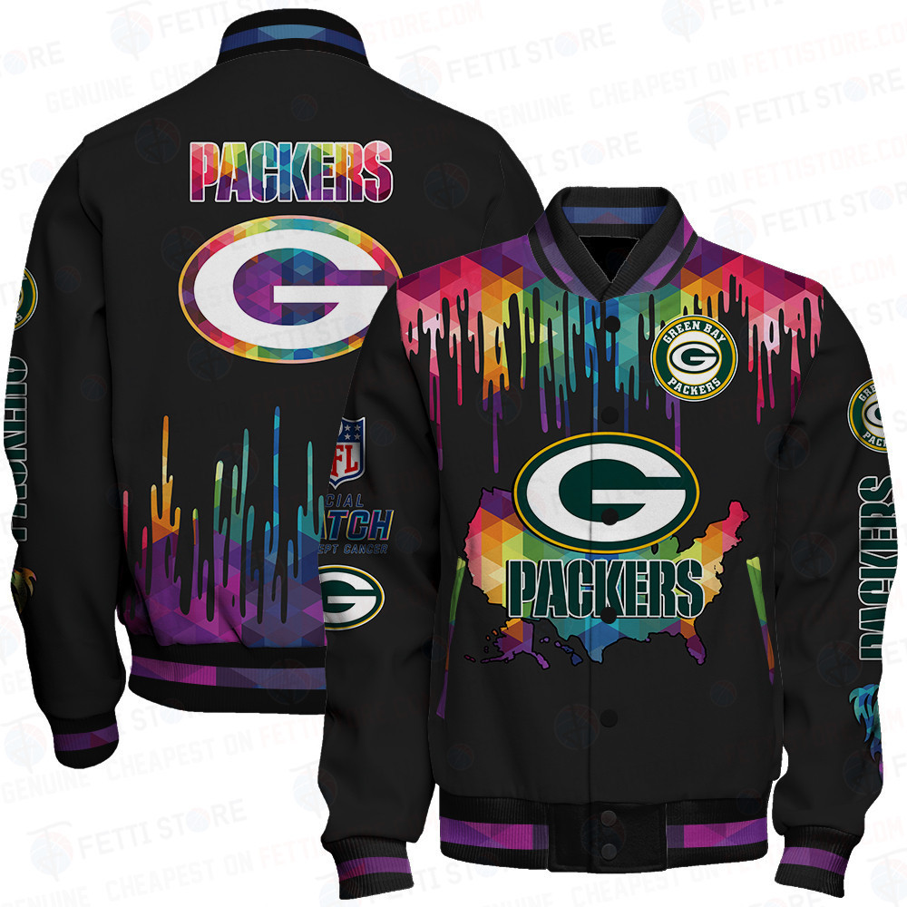 green bay packers nfl baseball varsity jacket baseball jacket all over print v3 ewzic