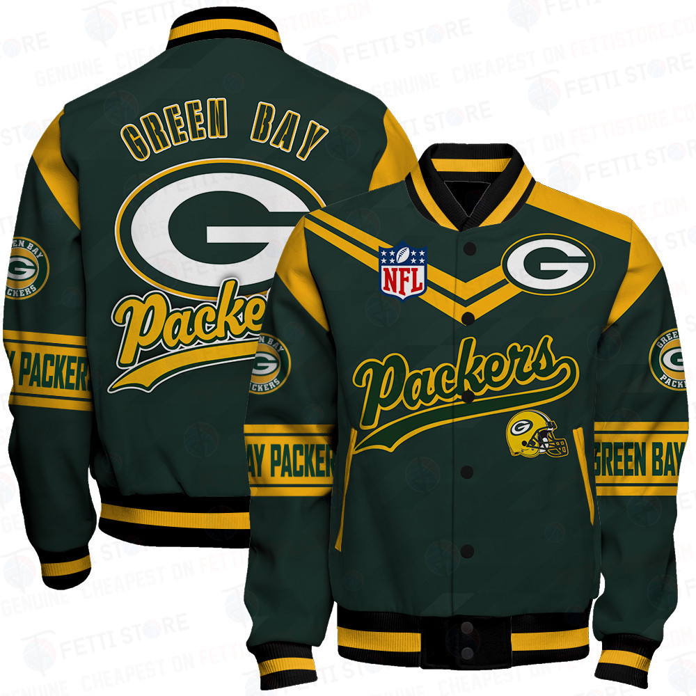 green bay packers nfl pattern baseball varsity jacket baseball jacket all over print sh1 v2 qclq3