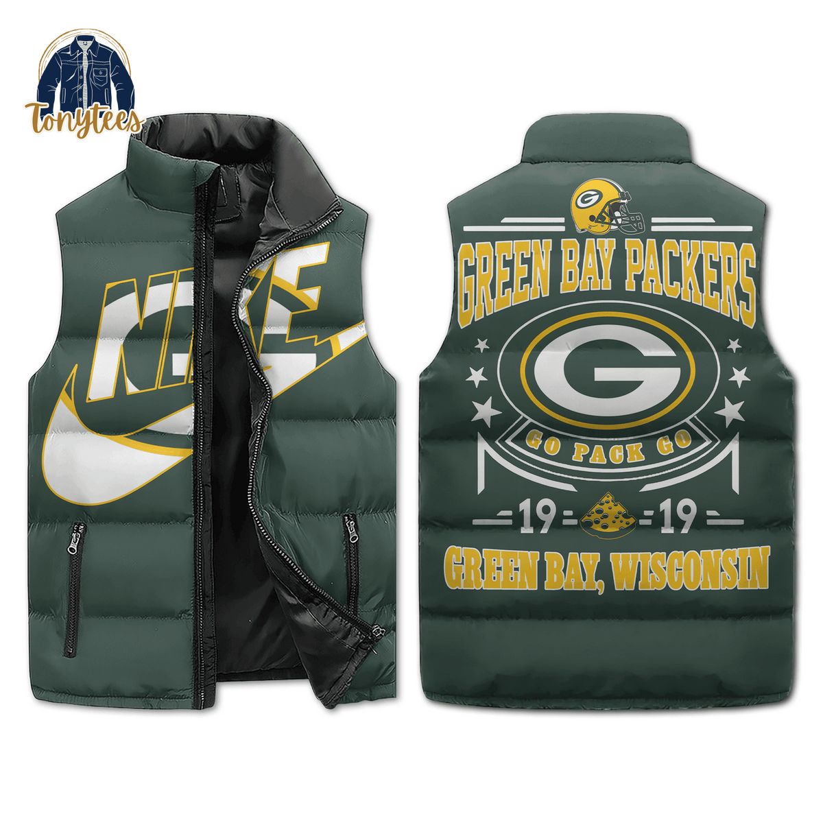 green bay packers nike puffer sleeveless jacket 1 taaoc