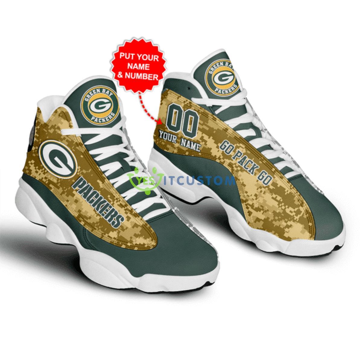 green bay packers personalized air jordan 13 for fans