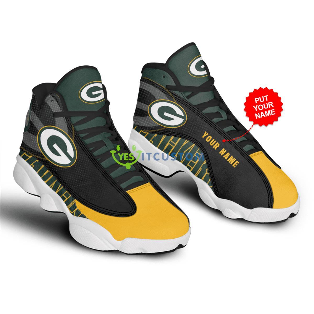 green bay packers personalized air jordan 13 for real fans