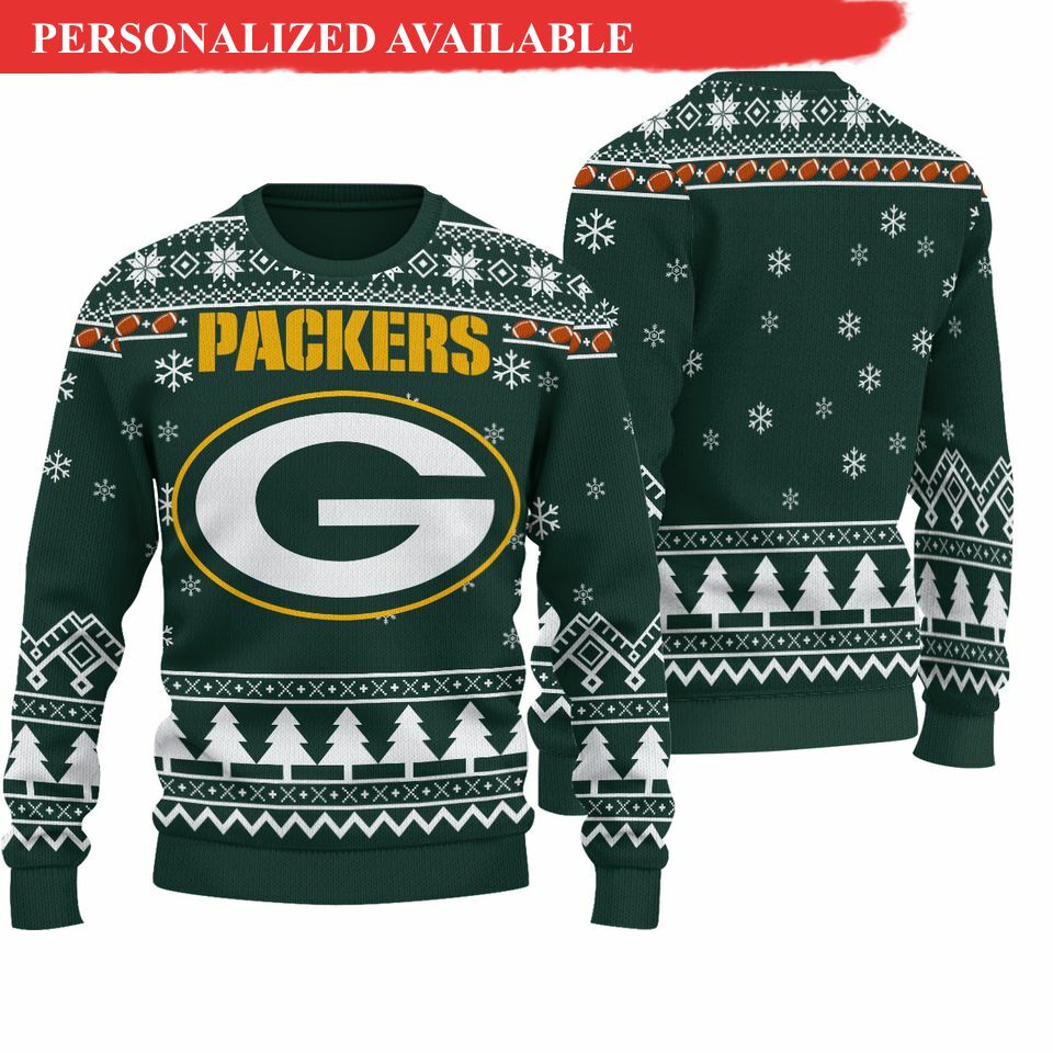 green bay football ugly christmas sweater 1402