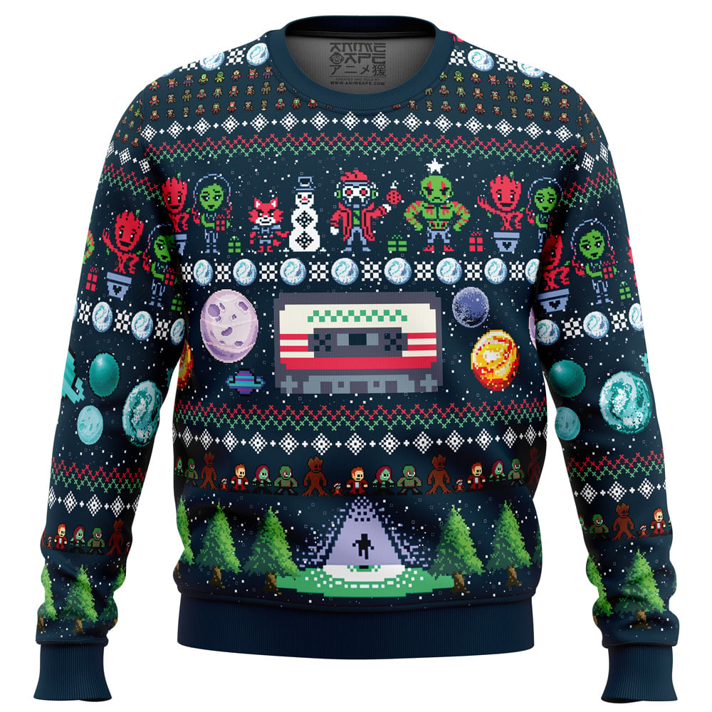 guardians Ugly Christmas Sweater front mockup