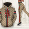 gucci snake all over print hoodie and leggings set 295 hcstcie7d