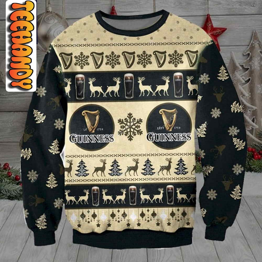 guiness est 1759ugly christmas sweater29799