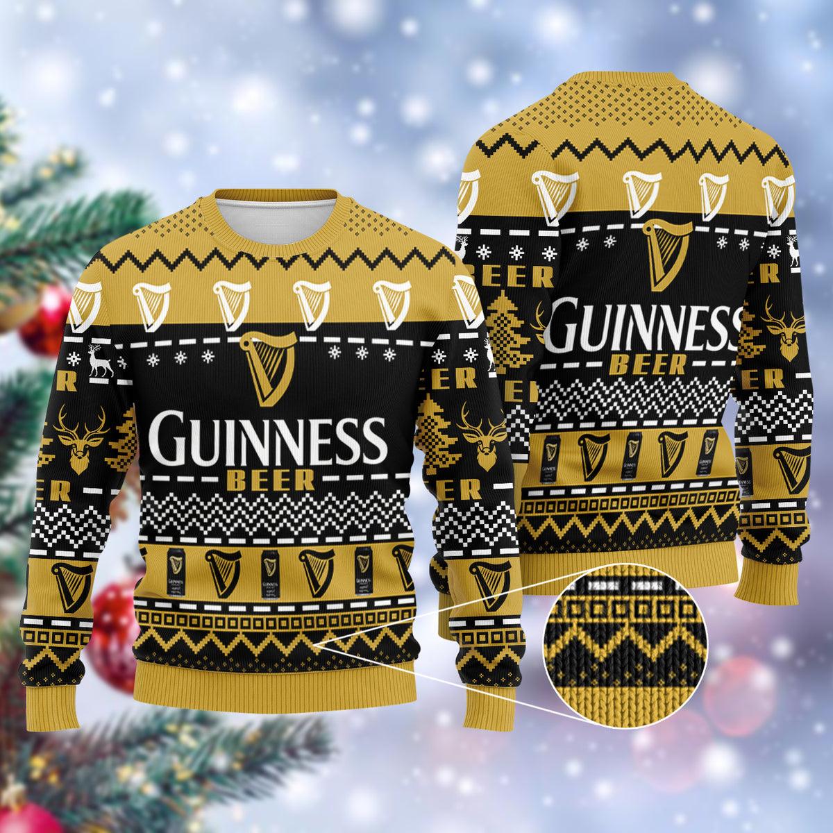 guinness beer christmas ugly sweater flexiquor com