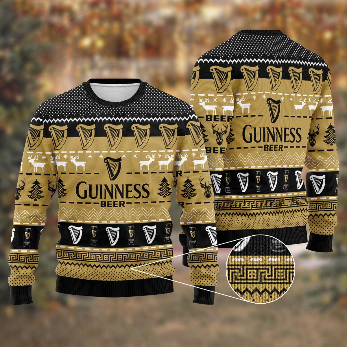 guinness beer drinking christmas ugly sweater flexiquor com