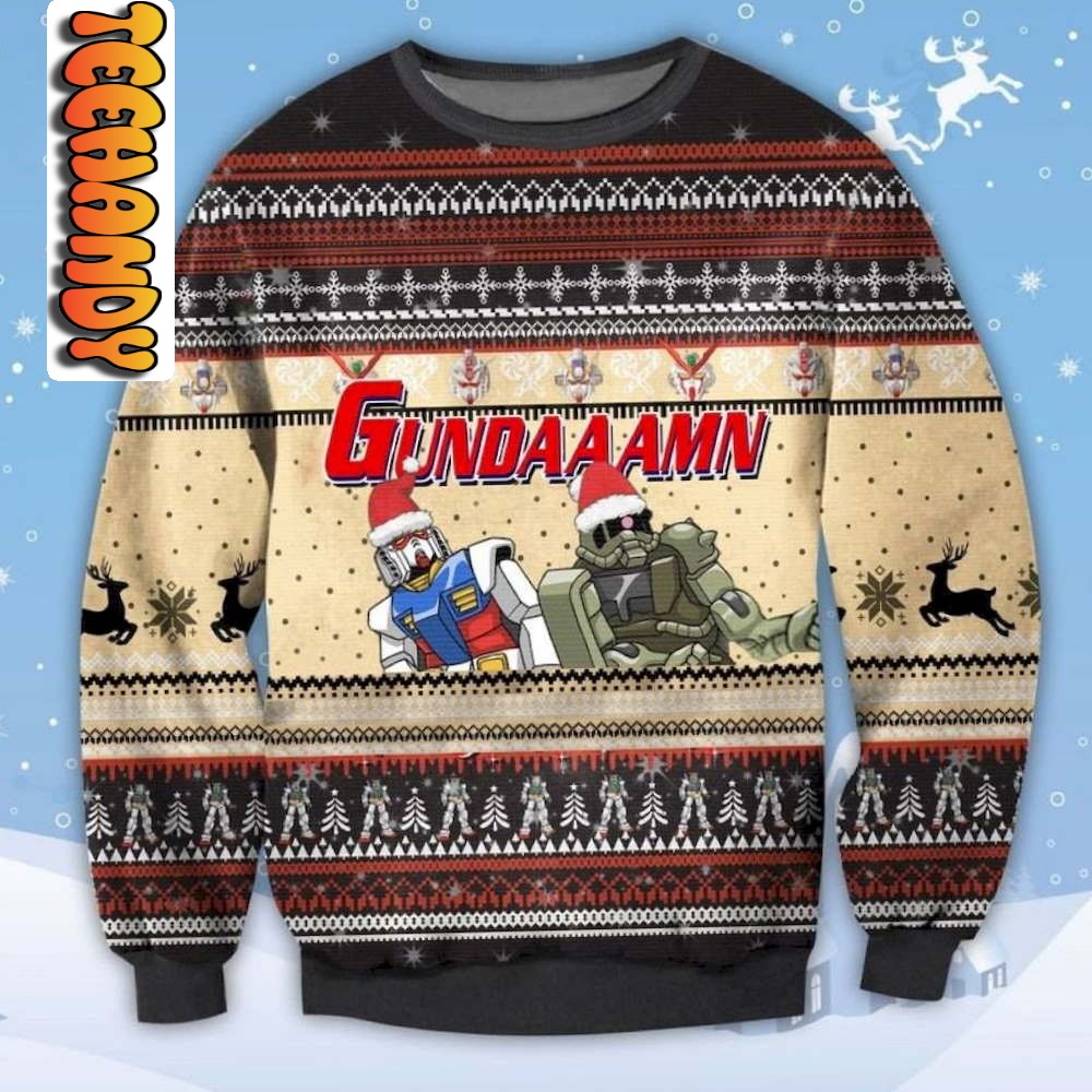 gundaaamn wing ugly christmas sweater81591