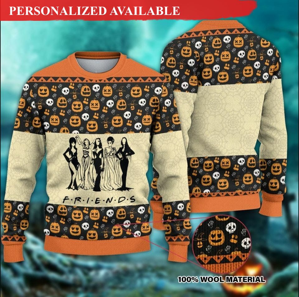 halloween friends squad goals sweater fleece 3d sweater 6367