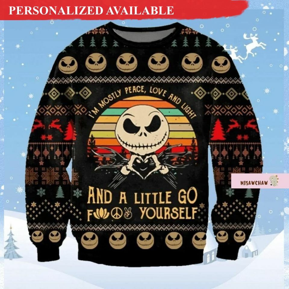 halloween jack skellington sweaters 6712