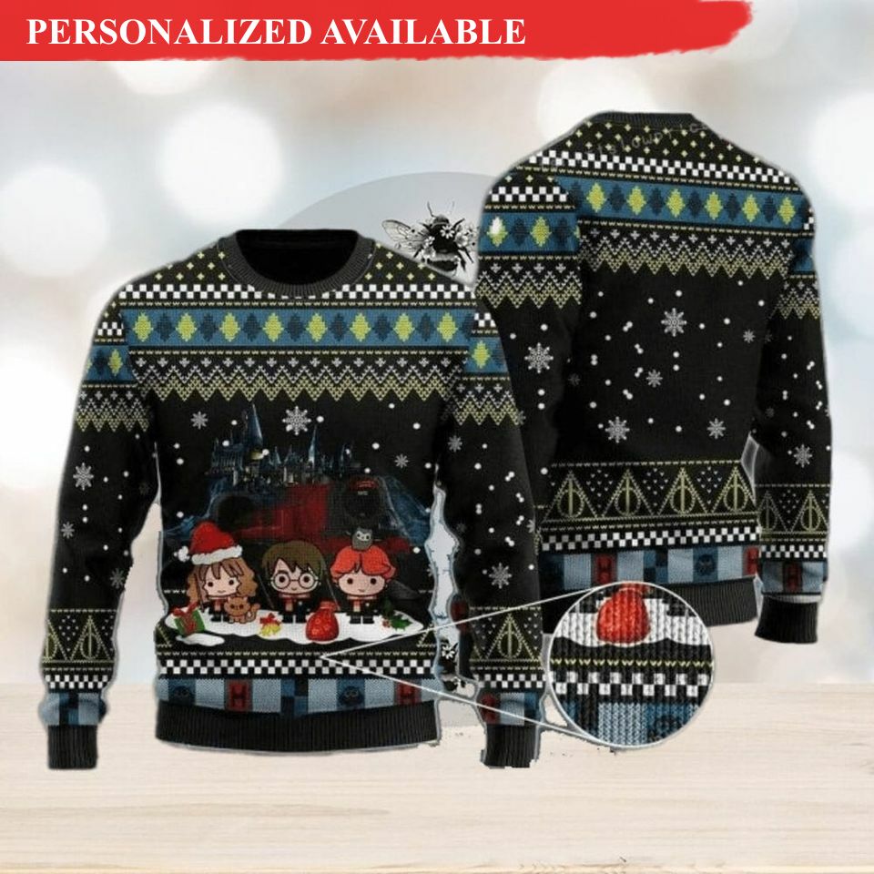 harry p0tter friends ugly sweater christmas sweater 6203