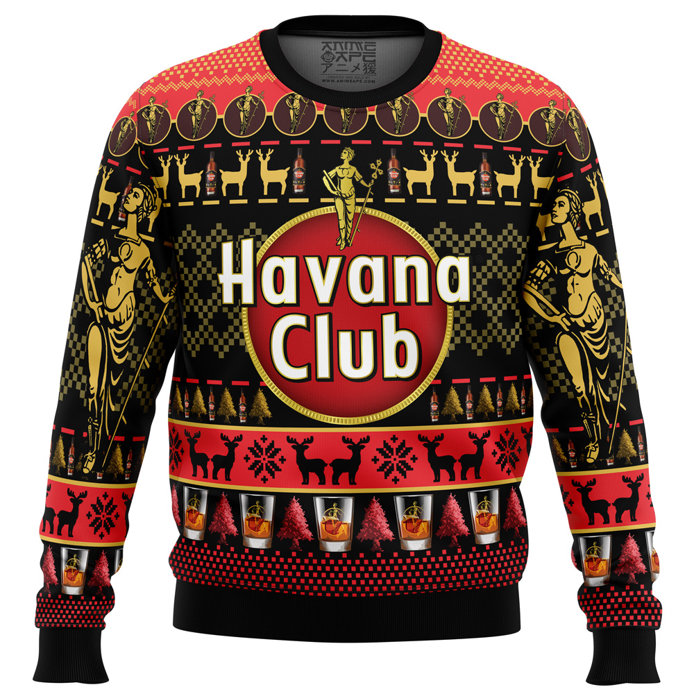 havana Ugly Christmas Sweater front mockup