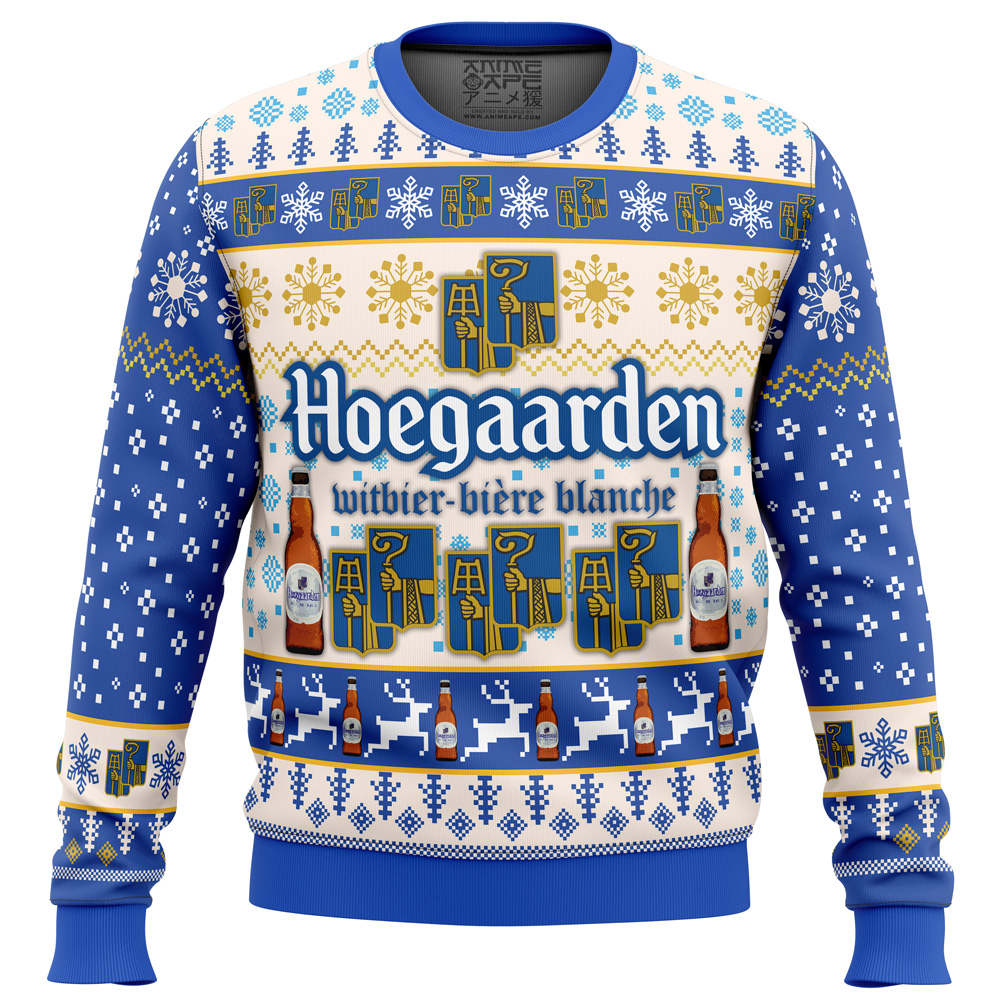 hoe Ugly Christmas Sweater front mockup