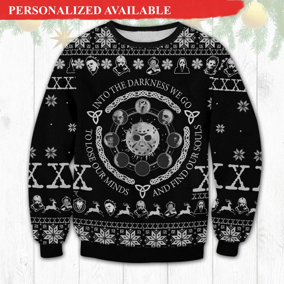 horrror darkness ugly christmas sweater 1914