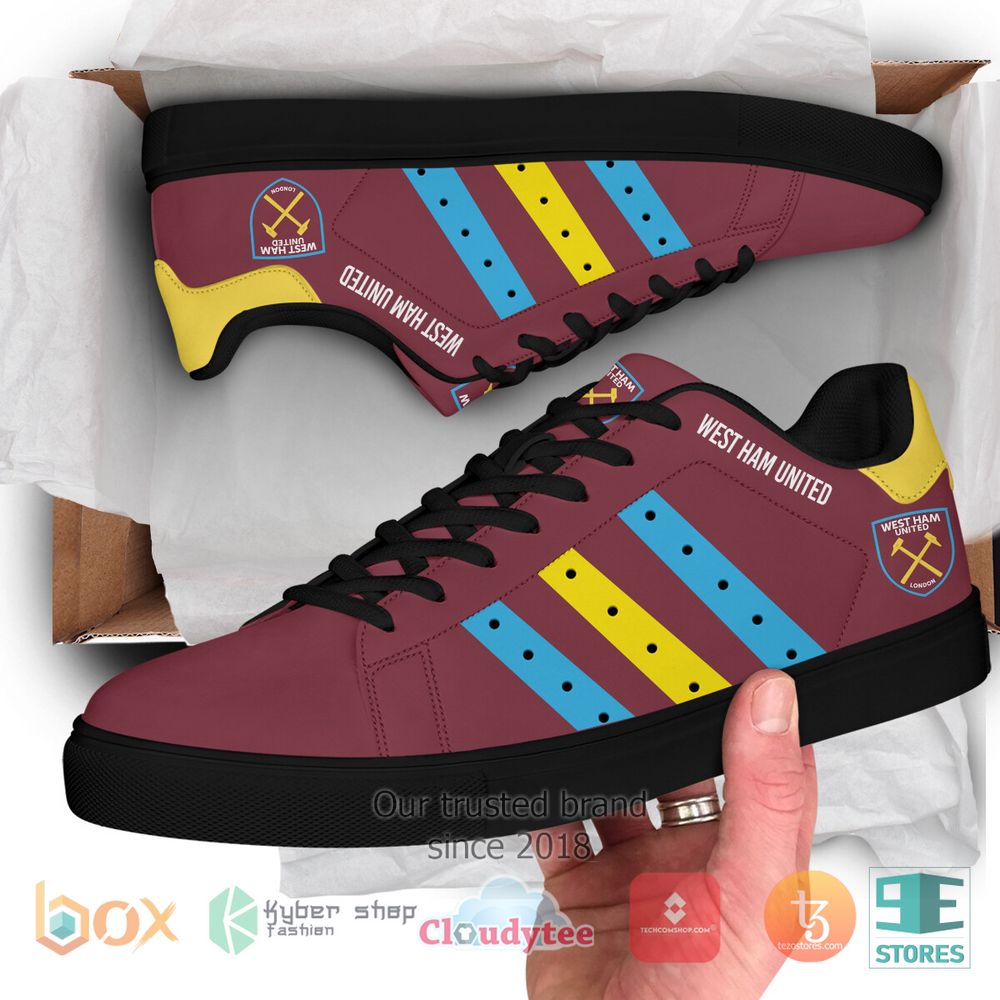 hot west ham united stan smith low top sneaker yzjus