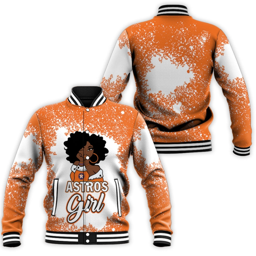 houston astros girl african girl mlb team allover design gift for houston astros fans baseball jacket button up zipper hooded all over print mlb rp7cp