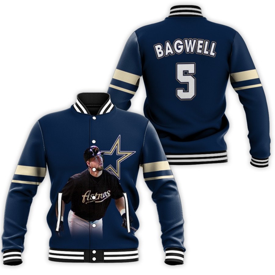 houston astros jeff bagwell 5 mlb great player 1997 navy 2019 all over print designed gift for astros fans baseball jacket button up zipper hooded all over print mlb ddb29