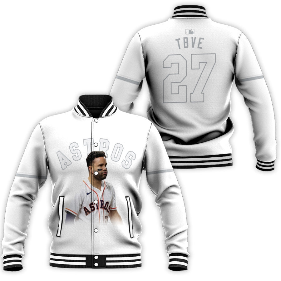 houston astros jose altuve 27 white 2019 3d personalized gift with personalized for astros fans baseball jacket button up zipper hooded all over print mlb rykiw