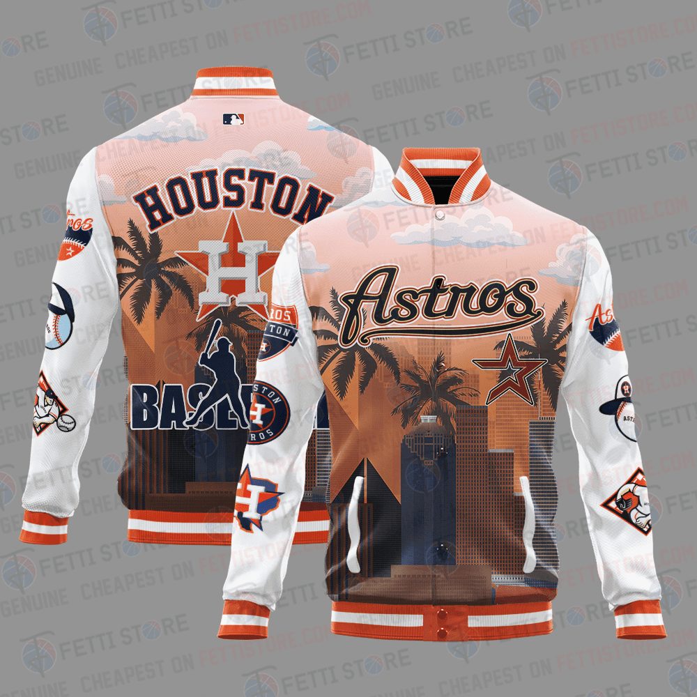 houston astros mlb baseball varsity jacket baseball jacket all over print stm m3kqd