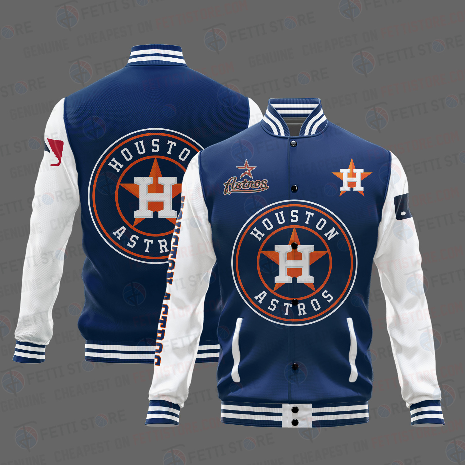 houston astros mlb baseball varsity jacket baseball jacket all over print stm vfcas