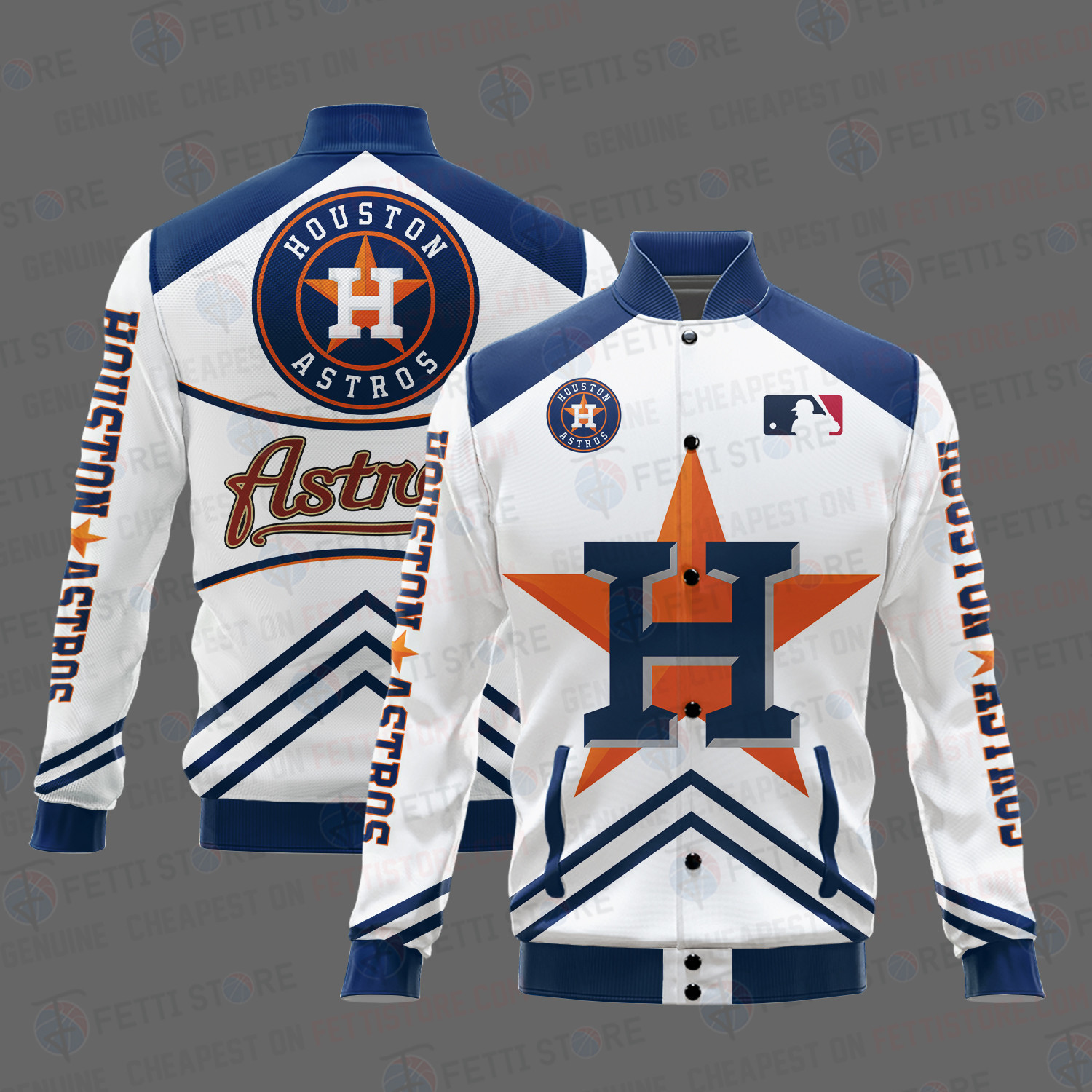 houston astros mlb baseball varsity jacket baseball jacket all over print v4 kx8go