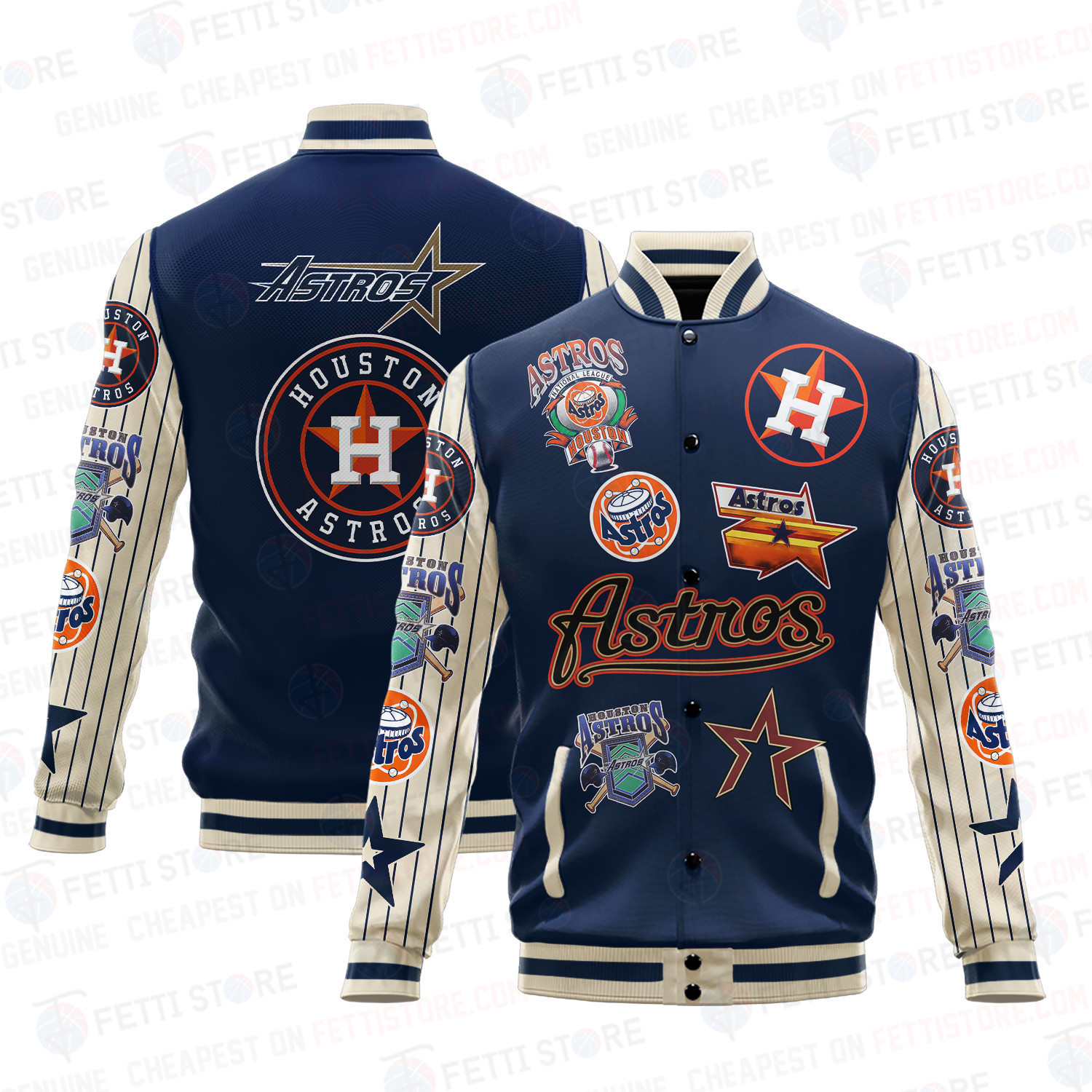 houston astros mlb baseball varsity jacket baseball jacket all over print v6 ko7wl