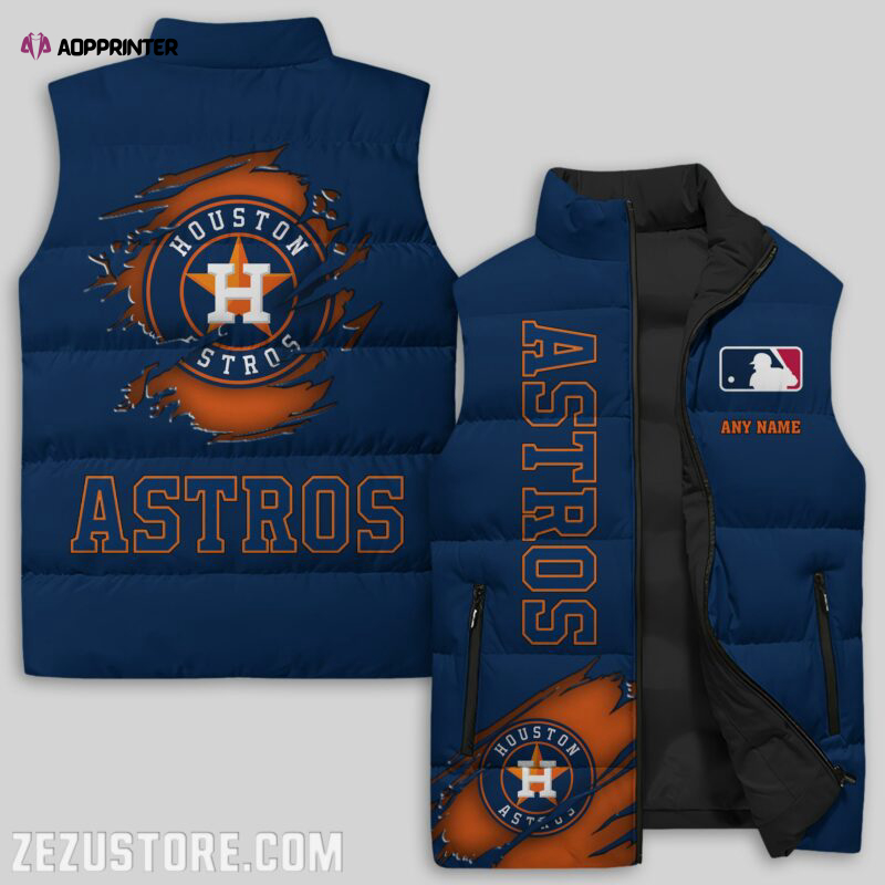 houston astros mlb sleeveless puffer jacket custom for fans gifts 3