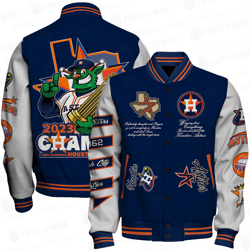 houston astros off white style pattern baseball varsity jacket baseball jacket all over print stm p4hbq